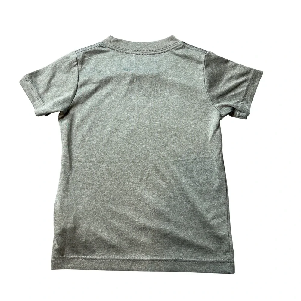 Nike T-Shirt‎ Kids 4T Green Dri-FIT Graphic Logo Performance Short Sleeve Tee